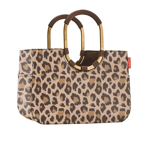 reisenthel® Einkaufskorb loopshopper L frame LEO MACCHIATO Kunstfaser leo macchiato