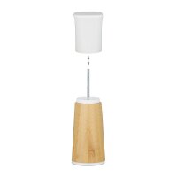 relaxdays Salz- und Pfeffermühlen-Set braun Höhe: 17,0 cm 2-tlg., 2 St.