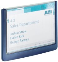 DURABLE Türschild CLICK SIGN Kunststoff blau 14,9 x 10,55 cm, 1 St.