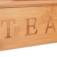 relaxdays Teebox braun 22,0 x 22,0 cm  ( 10024614_0 )