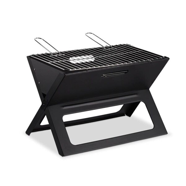 relaxdays Holzkohlegrill 45,5 x 30,0 x 30,0 cm, 1 St.