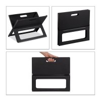 relaxdays Holzkohlegrill 45,5 x 30,0 x 30,0 cm, 1 St.