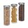 relaxdays Vorratsdosen 24,0 cm hoch transparent 1,5 l, 3 St.