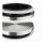 relaxdays Vorratsdosen 28,0 cm hoch transparent 1,8 l, 3 St.