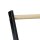 relaxdays Handtuchständer schwarz, Holz-Optik, 1 St.