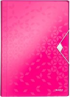 LEITZ Fächermappe WOW 4589 6 Fächer pink, 1 St.
