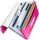 LEITZ Fächermappe WOW 4589 6 Fächer pink, 1 St.