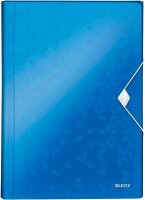 LEITZ Fächermappe WOW 4589 6 Fächer blau, 1 St.