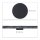 relaxdays Schieferplatten grau Ø 25,0 cm, 6 St.