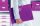 LEITZ Fächermappe WOW 4589 6 Fächer violett, 1 St.