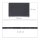 relaxdays Schieferplatten grau 26,0 x 16,0 cm, 6 St.