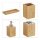relaxdays Badaccessoires-Set braun, 1 Set