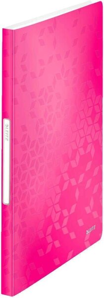 LEITZ WOW Sichtbuch DIN A4, 40 Hüllen pink-metallic, 1 St.