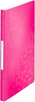 LEITZ WOW Sichtbuch DIN A4, 40 Hüllen pink-metallic,...