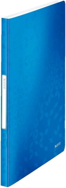 LEITZ WOW Sichtbuch DIN A4, 40 Hüllen blau-metallic, 1 St.