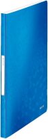 LEITZ WOW Sichtbuch DIN A4, 40 Hüllen blau-metallic,...