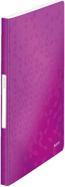 LEITZ WOW Sichtbuch DIN A4, 40 Hüllen violett-metallic, 1 St.
