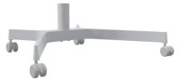 LEITZ Ergo höhenverstellbarer Schreibtisch weiß rechteckig, 4-Fuß-Gestell weiß 80,0 x 60,0 cm