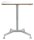 LEITZ Ergo höhenverstellbarer Schreibtisch weiß rechteckig, 4-Fuß-Gestell weiß 80,0 x 60,0 cm