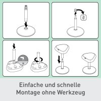 LEITZ Sitz- & Stehhocker Ergo Active 65440085 grau, 1 St.