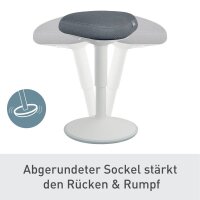 LEITZ Sitz- & Stehhocker Ergo Active 65440085 grau, 1 St.