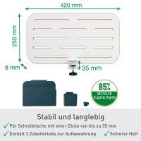 LEITZ Pegboard Anbau-Schreibtisch-Organizer weiß , 1 St.