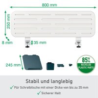 LEITZ Pegboard Anbau-Schreibtisch-Organizer weiß , 1 St.