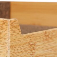 relaxdays XL Messer-Schubladeneinsatz braun 1 St.