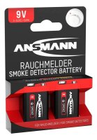ANSMANN Batterien 6LR61 Alkali-Mangan E-Block 9,0 V, 2 St.