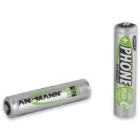 ANSMANN Akkus Ni-MH Micro AAA 550 mAh, 2 St.