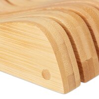 relaxdays L Messer-Schubladeneinsatz braun 1 St.