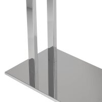 relaxdays Handtuchständer WIMEDO silber, 1 St.