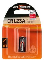 ANSMANN Batterie CR123A Lithium Fotobatterie 3,0 V, 1 St.