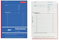 herlitz Lieferschein mit Empfangsschein Formularbuch 201, 1 St.