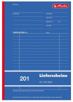 herlitz Lieferschein mit Empfangsschein Formularbuch 201, 1 St.