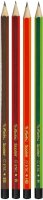 herlitz Scolair Bleistifte B, H, HB, 2B farbsortiert, 4 St.