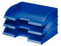 LEITZ Briefablage Jumbo quer Plus blau DIN A4, 1 St.