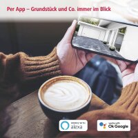 hama outdoor Smart Home IP-Überwachungskamera silber
