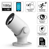 hama outdoor Smart Home IP-Überwachungskamera weiß