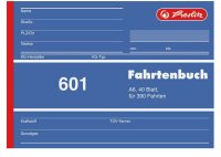 herlitz Fahrtenbuch, Pkw mit Kraftstoffverbrauch Formularbuch 601, 1 St.