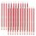 herlitz Scolair Bleistifte HB rot mit Radierer, 24 St.