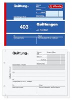 herlitz Quittung mit MwSt. separat ausgewiesen...