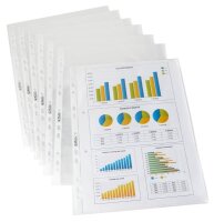 herlitz Prospekthüllen DIN A4 glasklar glatt 0,05...