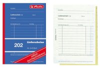 herlitz Lieferschein mit Empfangsschein Formularbuch 202,...