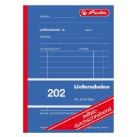 herlitz Lieferschein mit Empfangsschein Formularbuch 202,...