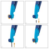 Pelikan Zirkel griffix® blau, 1 St.