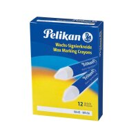 Pelikan 772/12 Signierkreiden weiß, 12 St.