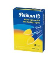 Pelikan 772/12 Signierkreiden gelb, 12 St.