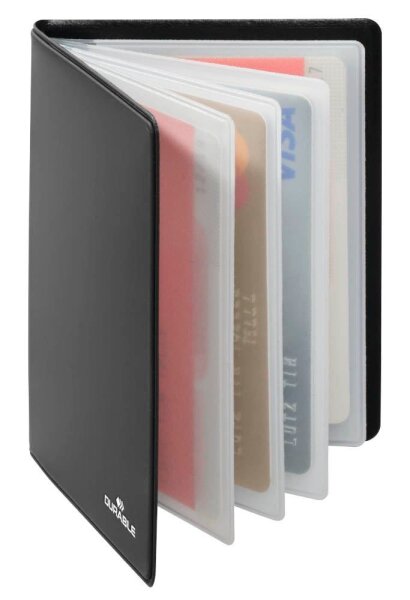 DURABLE Kreditkartenetui RFID SECURE schwarz 5,4 x 8,5 cm, 1 St.