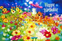 LUMA Geburtstagskarte Happy Birthday LU2127 DIN B6, 1 St.